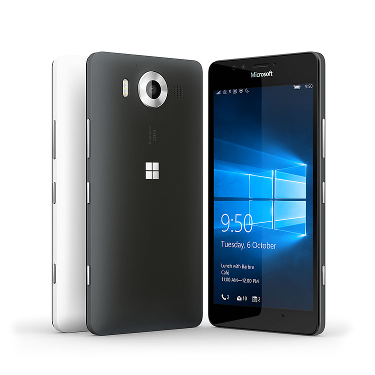 Microsoft Lumia 950   і   950XL   стали першими флагманськими смартфонами на ОС Windows 10 Mobile